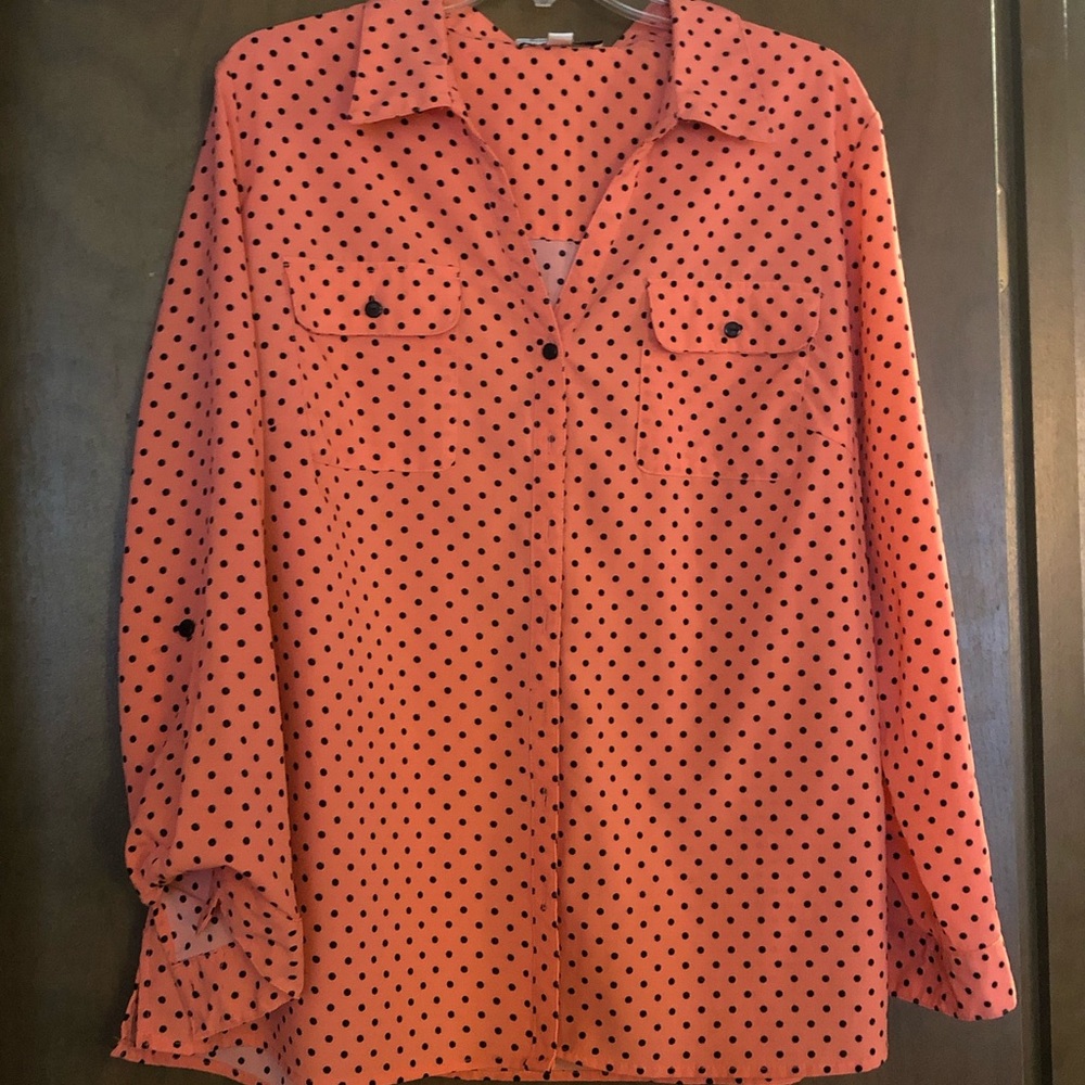 Studio Works 3/4 length sleeve blouse/shirt